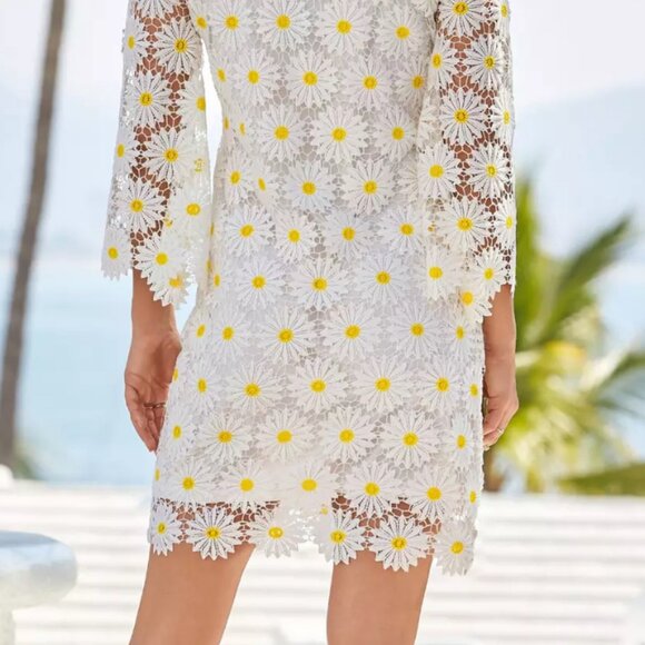 Boston Proper Beautiful Lace Tunic Dress - Picture 5 of 5